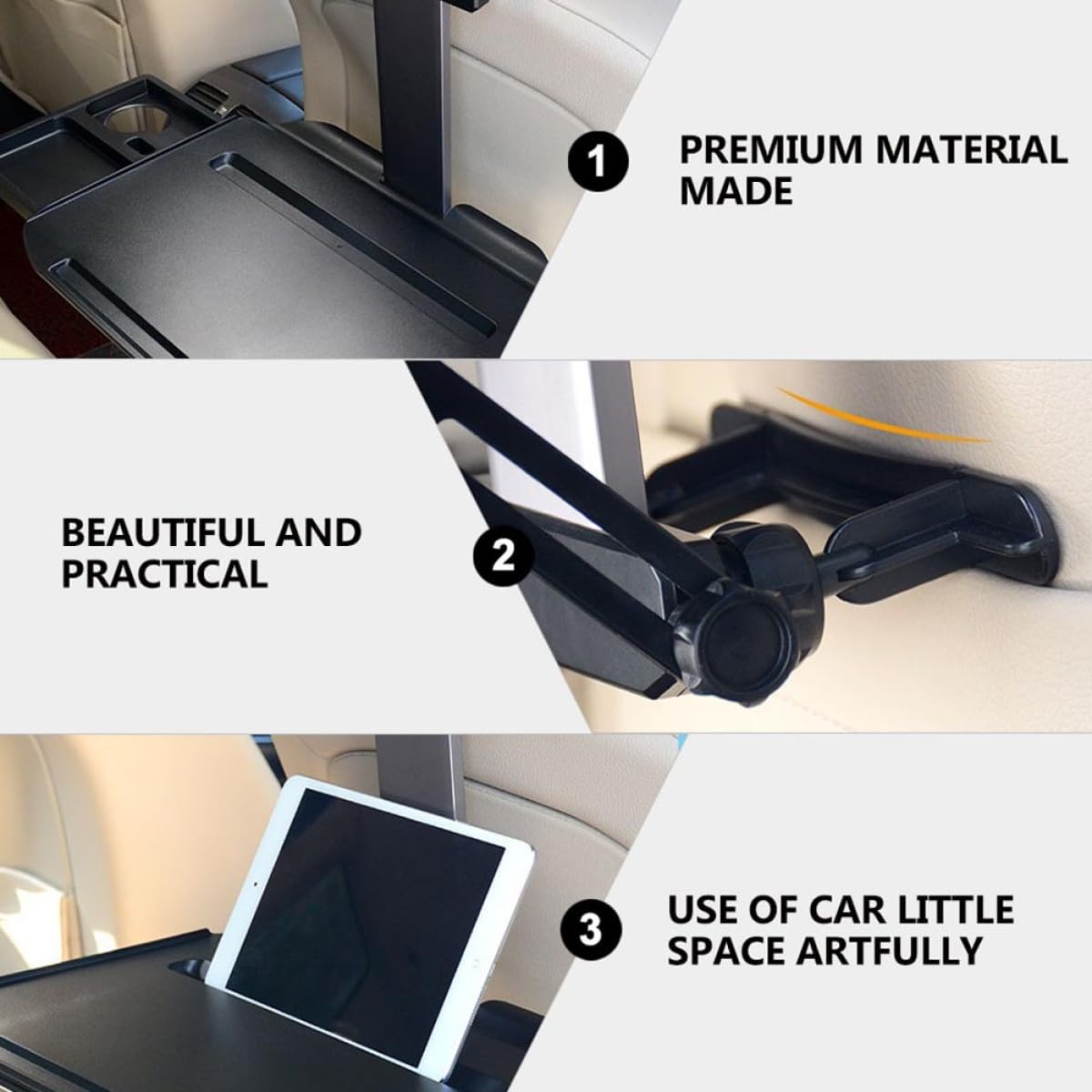 Juego De Mesa Para Montar En El Vehículo Soporte Para Almacenar Alimentos En El Automóvil Accesorios Para Mesa De Cena En El Automóvil