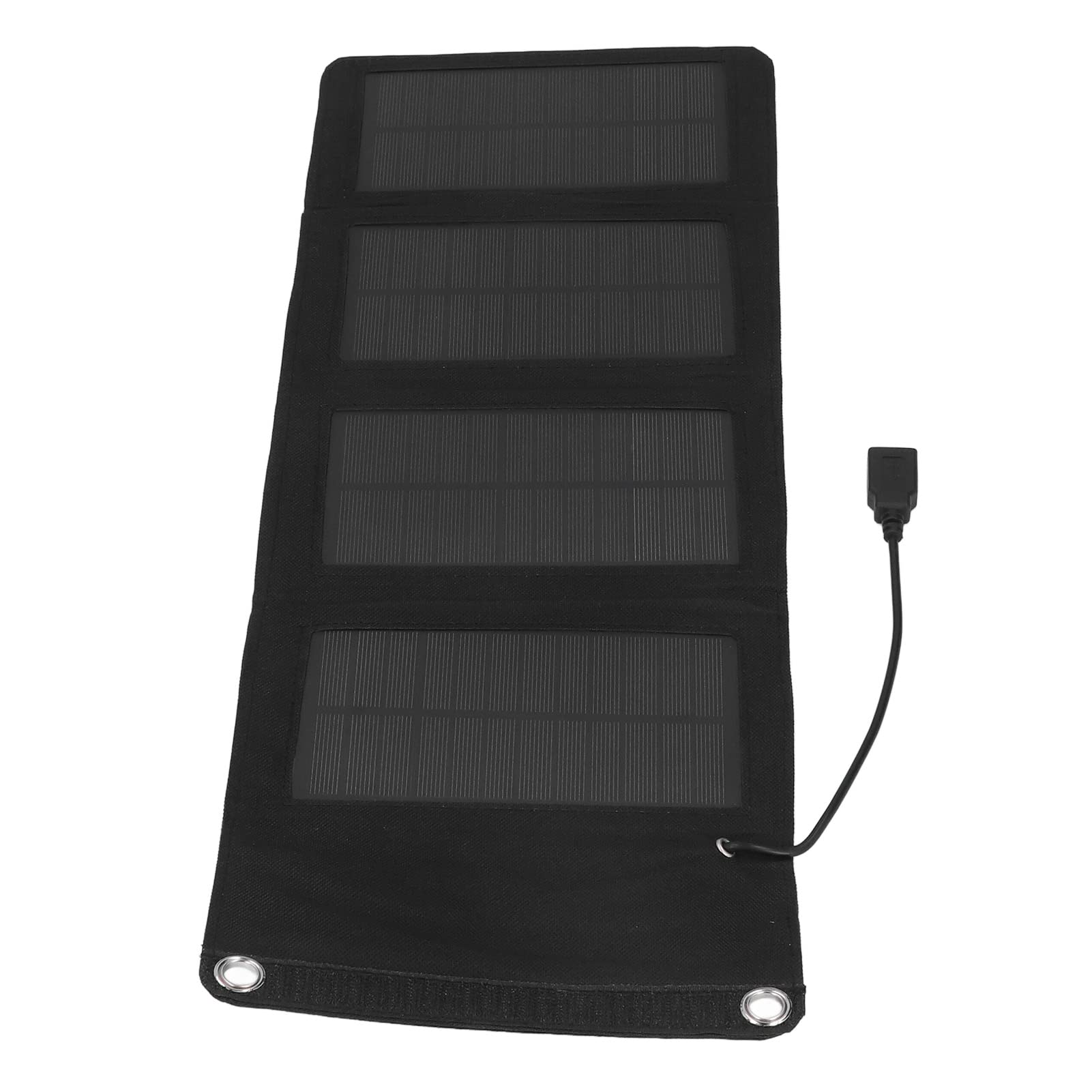 Chargeur solaire pour voyage et randonnée en silicium monocristallin 7W
