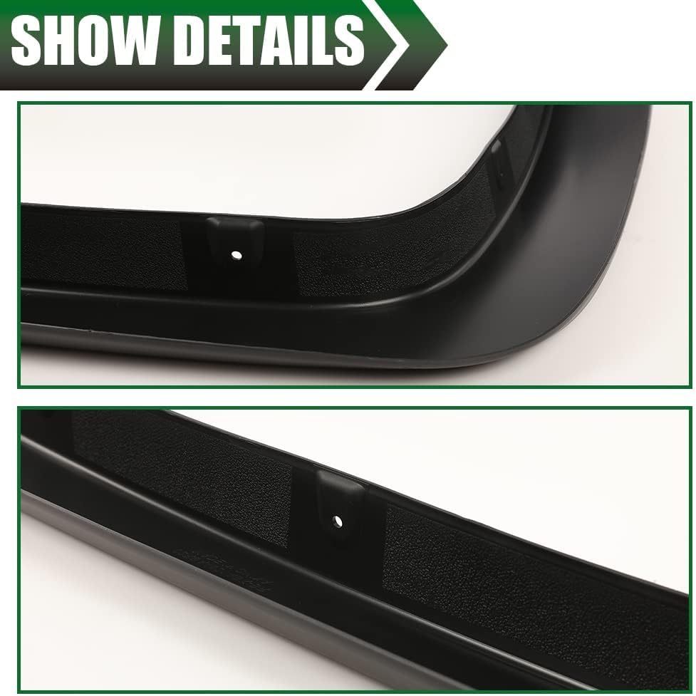 CHEDA factory Style Fender Flares Compatible with 2014 2015 2016 2017 2018 Chevy Silverado 1500, 2015-2019 Silverado 2500HD 3500HD