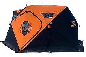 Aurora Series Pop-Up Portable 8 Person Insulated Ice Fishing Shelter