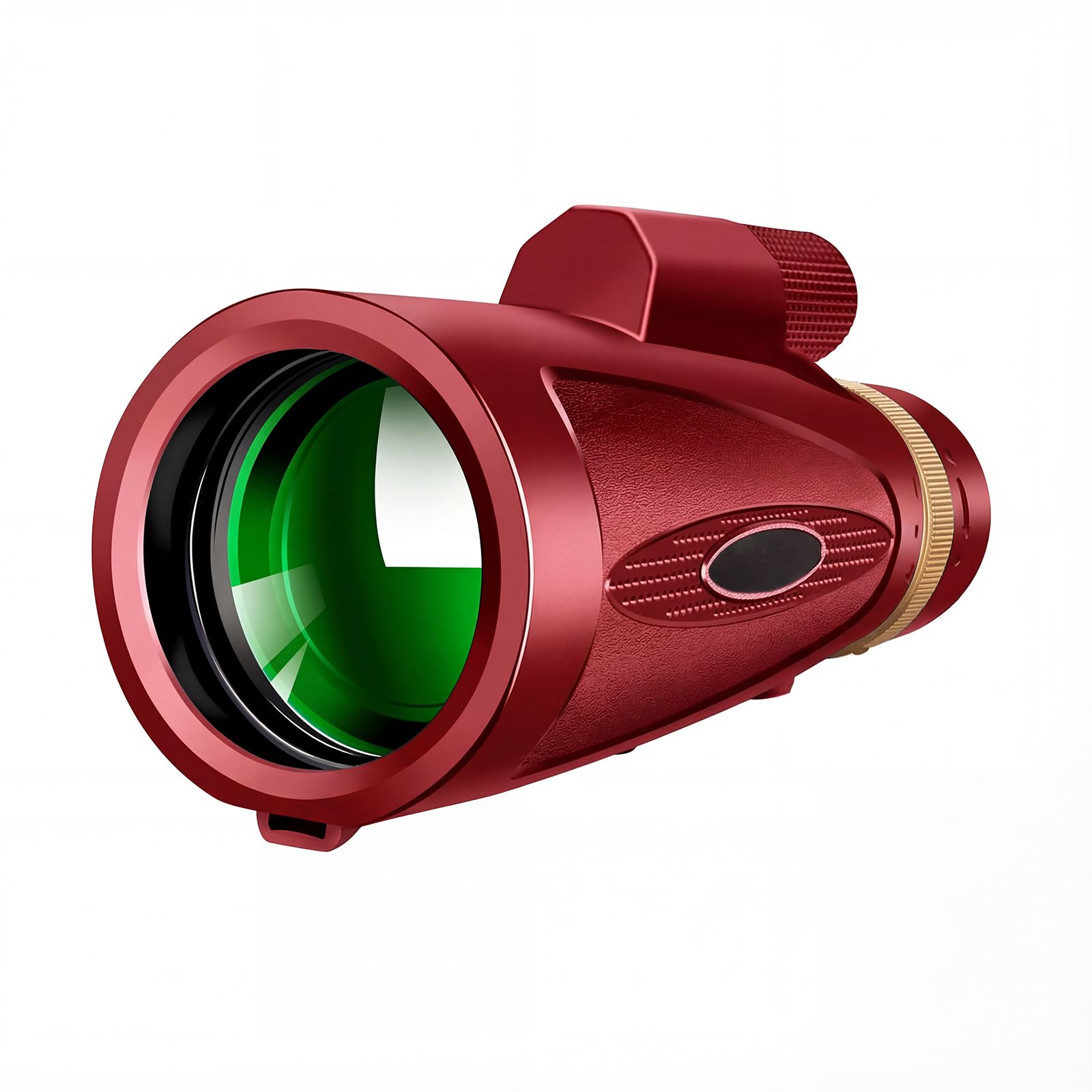 30X60 Telescopio Terrestre Monoculares de Largo Alcance Telescopio Monocular con Soporte para Teléfono Inteligente Trípode Alcance Catalejos de Gran Alcance Monoculo Catalejo (Red)