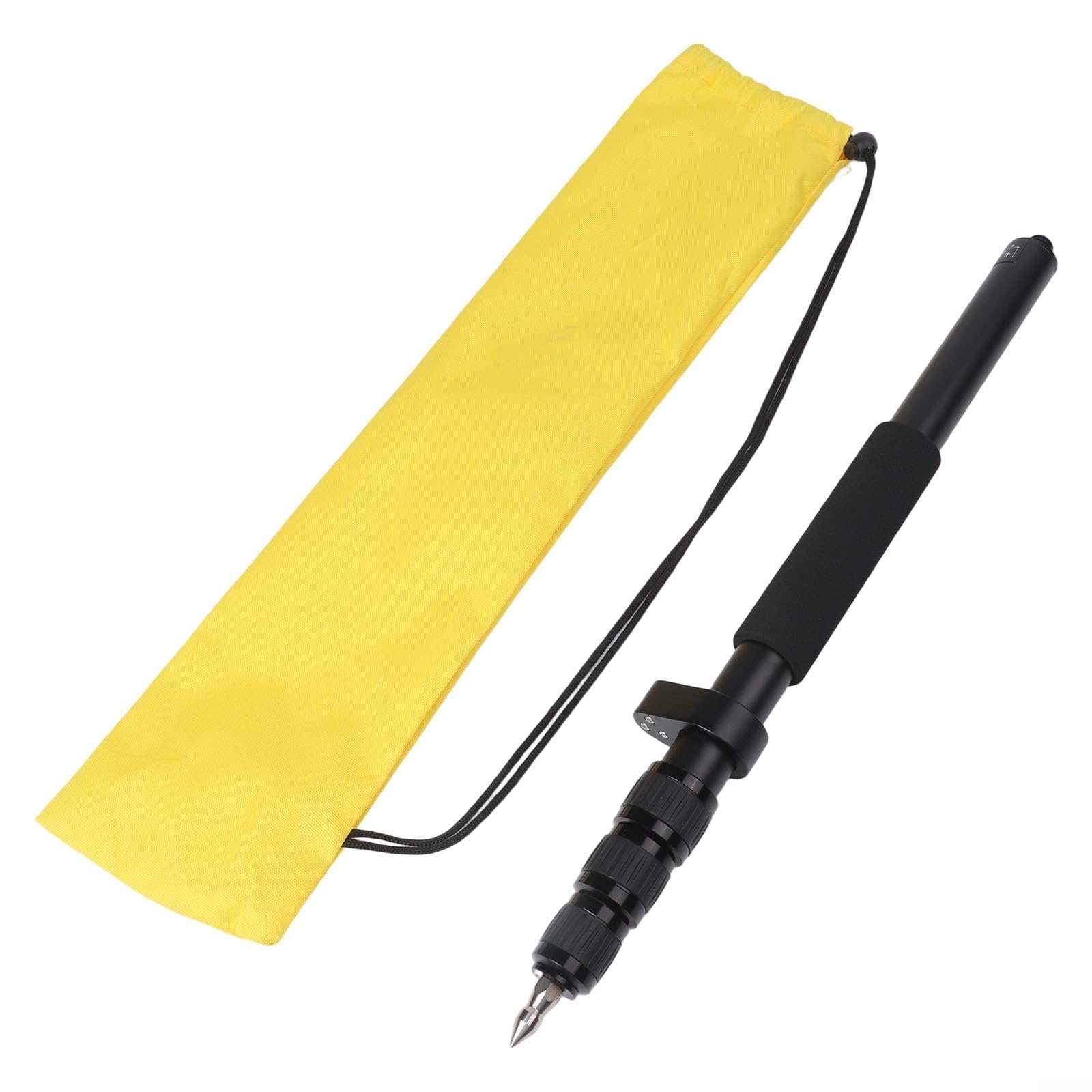 Palo di centraggio telescopico in lega di alluminio 52-150 cm per stazione totale GPS RTK, nero, diametro 21/24/27/30 mm, rilevamento portatile a 4 sezioni