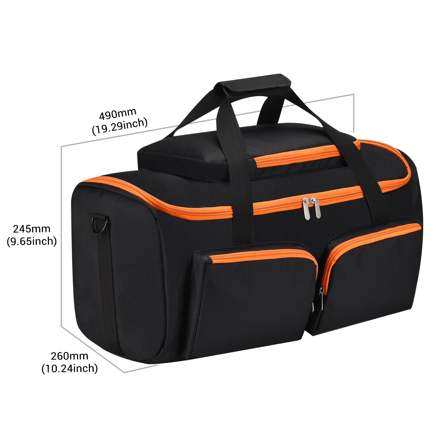 Sacoche Partybox on-The-Go Étui Housse de Transport Portable Sac de Voyage avec Poignée pour JBL PartyBox on-The-Go/PartyBox on-The-Go Essential Enceinte Portable Bluetooth et Microphone