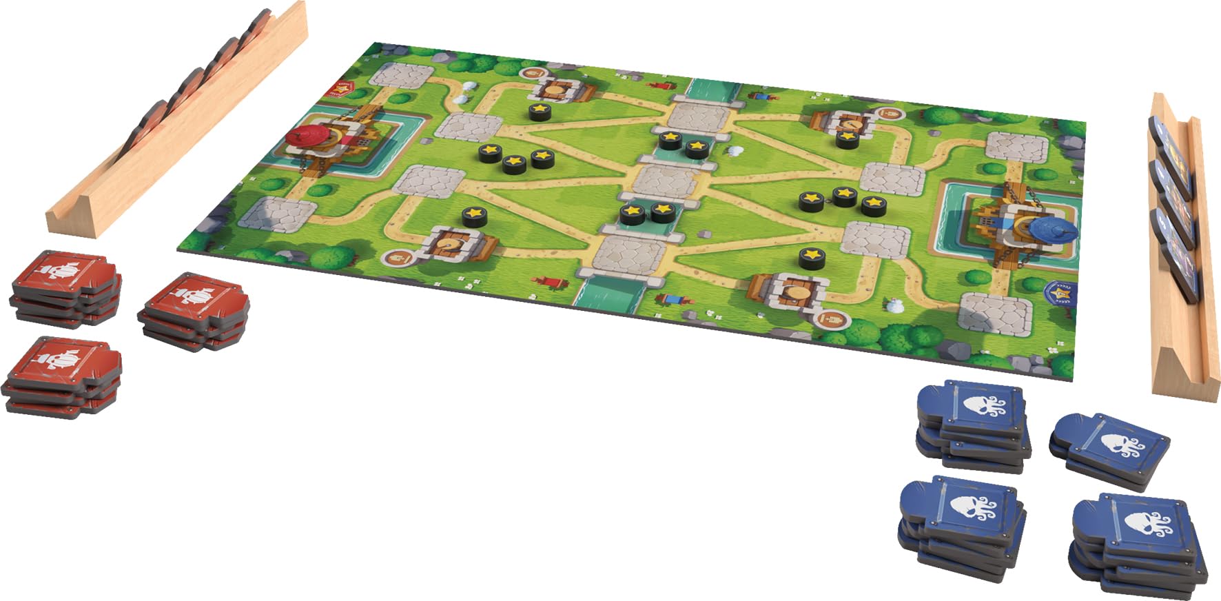 Asmodee - Toy Battle – Gry towarzyskie – Strategiczna gra planszowa – Gra dla dorosłych i dzieci od 8 lat – 2 graczy – 15 minut – francuska wersja, Repos Production