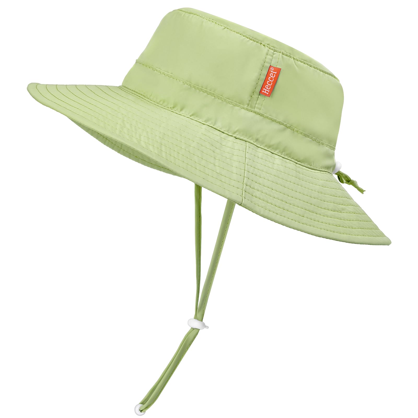 HECCEI Baby Sonnenhut UPF 50+ mit klappbarer Krempe & verstellbarem Kinnband – Schnelltrocknender Sonnenschutz-Hut für Jungen und Mädchen