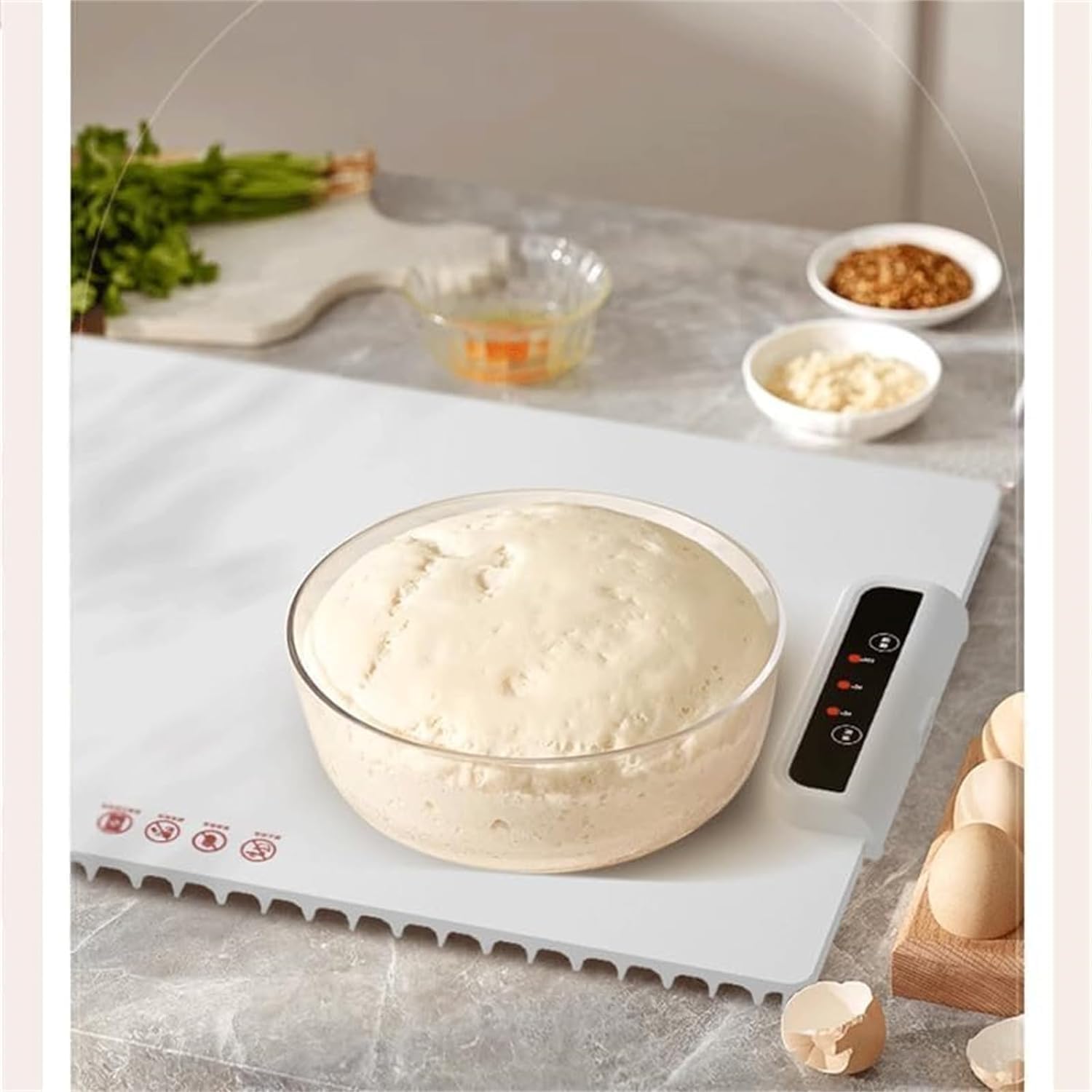 Vassoio scaldavivande a temperatura regolabile, ideale per buffet, ristoranti, feste in casa, 61 x 38 cm, portatile, elettrico, per cene