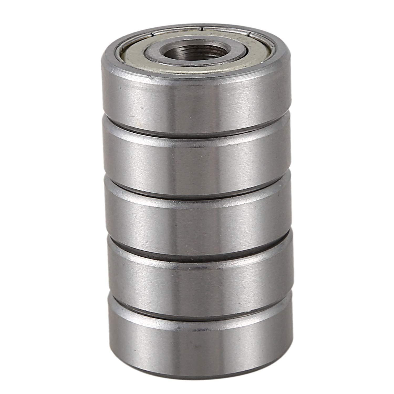 Fpreeza 5pcs 628Z 8x24x8mm Miniature Ball Bearings 8 * 24 * 8mm 628z