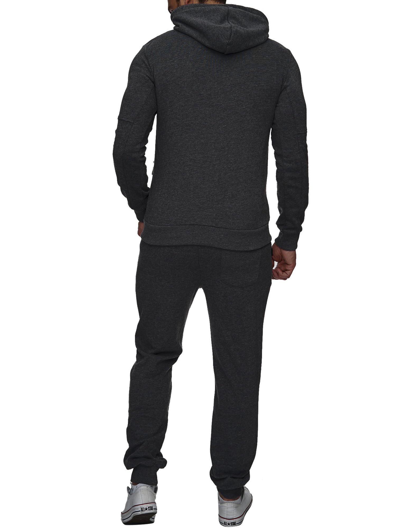 Reslad Trainingsanzug Herren Jogginganzug für Männer Sportanzug Freizeitanzug Jogginghose + Zip Sweatshirt Oberteil RS-5063