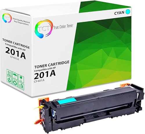 Vista 7 de TCT Paquete de 2 cartuchos de tóner negro 201A, repuesto compatible para impresoras HP 201A CF400A, negro, funciona con impresoras HP Color Laserjet