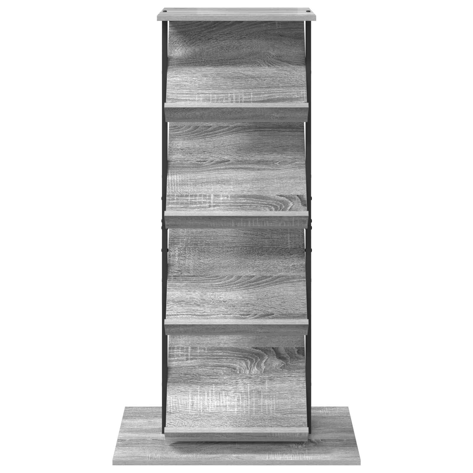 Regał na magazynek Sonoma szary 68 x 40 x 123,5 cm materiał
