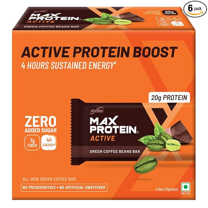 RiteBite Max Protein Active Green Coffee Beans 20g P