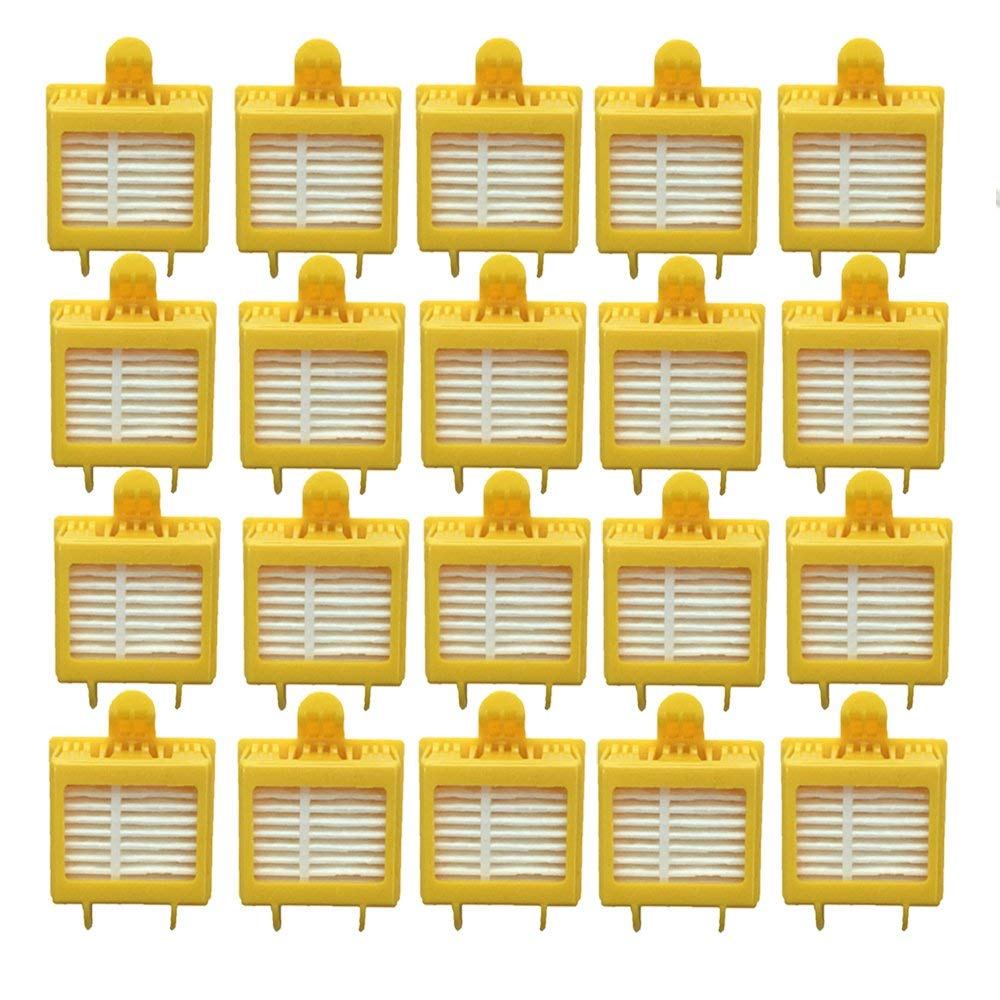 EcoMaid Hepa Filter Accessory for iRobot Roomba 700 Series 760 770 780 - Including 20 Filters
