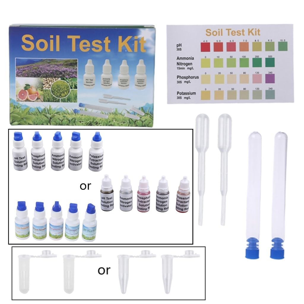 Kalttoy Soil Ph Test Solution Phosphorus N1 Nitrate P1 Potassium K1 K2 Extractant Kit