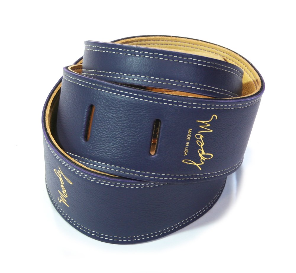 Amazon.co.jp: [Moody Leather] Leather Backed Guitar Strap