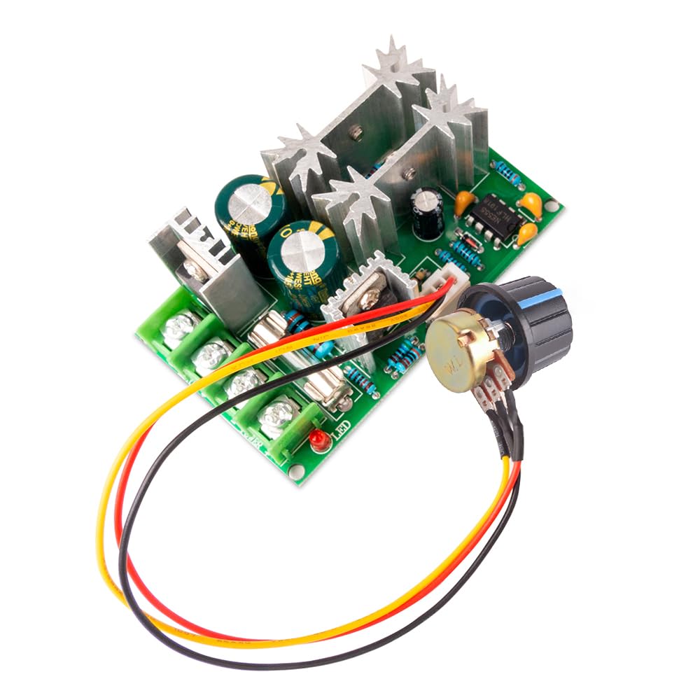 Regolatore di Velocità del Motore CC 12V 24V 36V 48V 20A Unità di Controllo Velocità Motore PWM Regolatore di Tensione Elettrica (1)