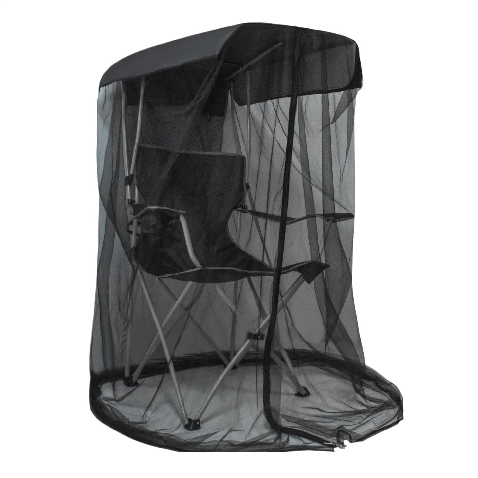Silla con toldo y cubierta de red transpirable antimosquitos