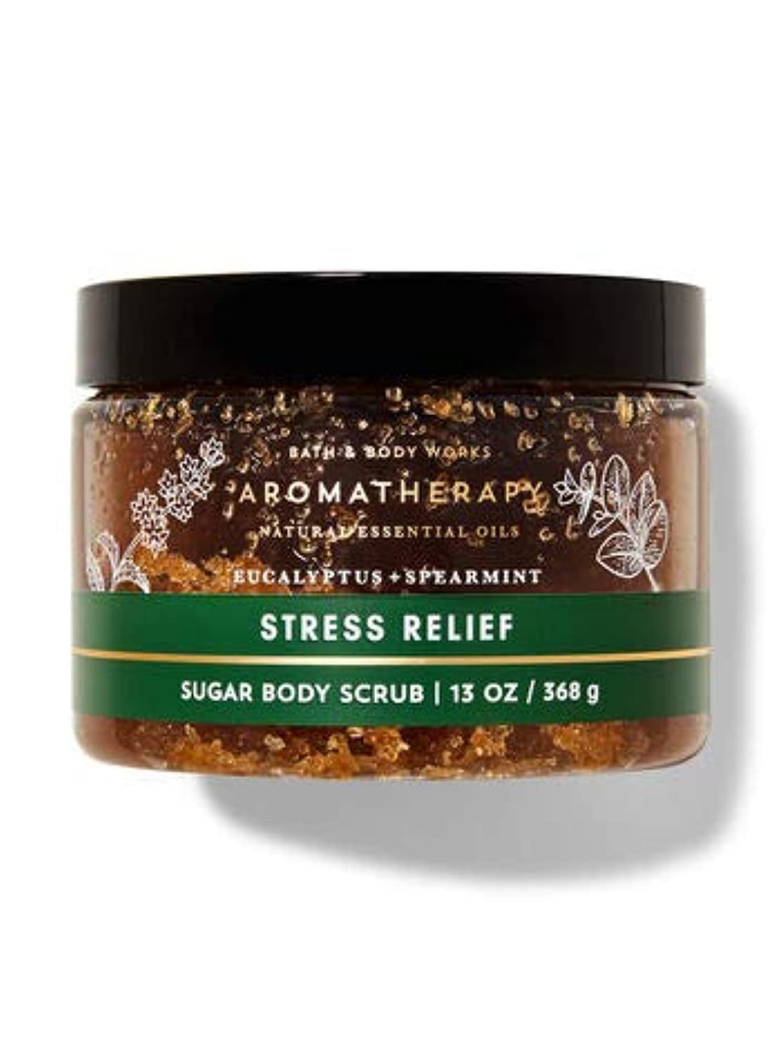 Bath & Body Works AROMATHERAPY Stress Relief Eucalyptus Spearmint Sugar Scrub 13 Fl Oz