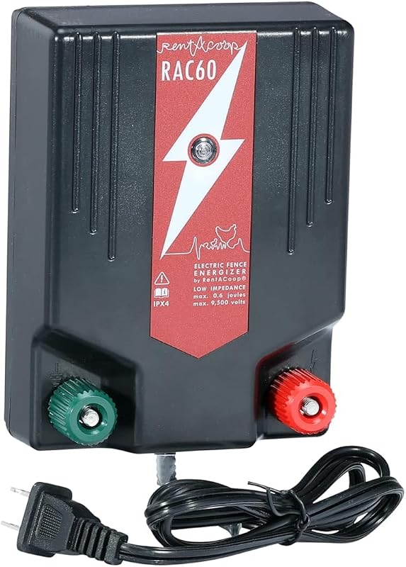 RentACoop Electric Fence Energizer (RAC60-0.6 Joules)