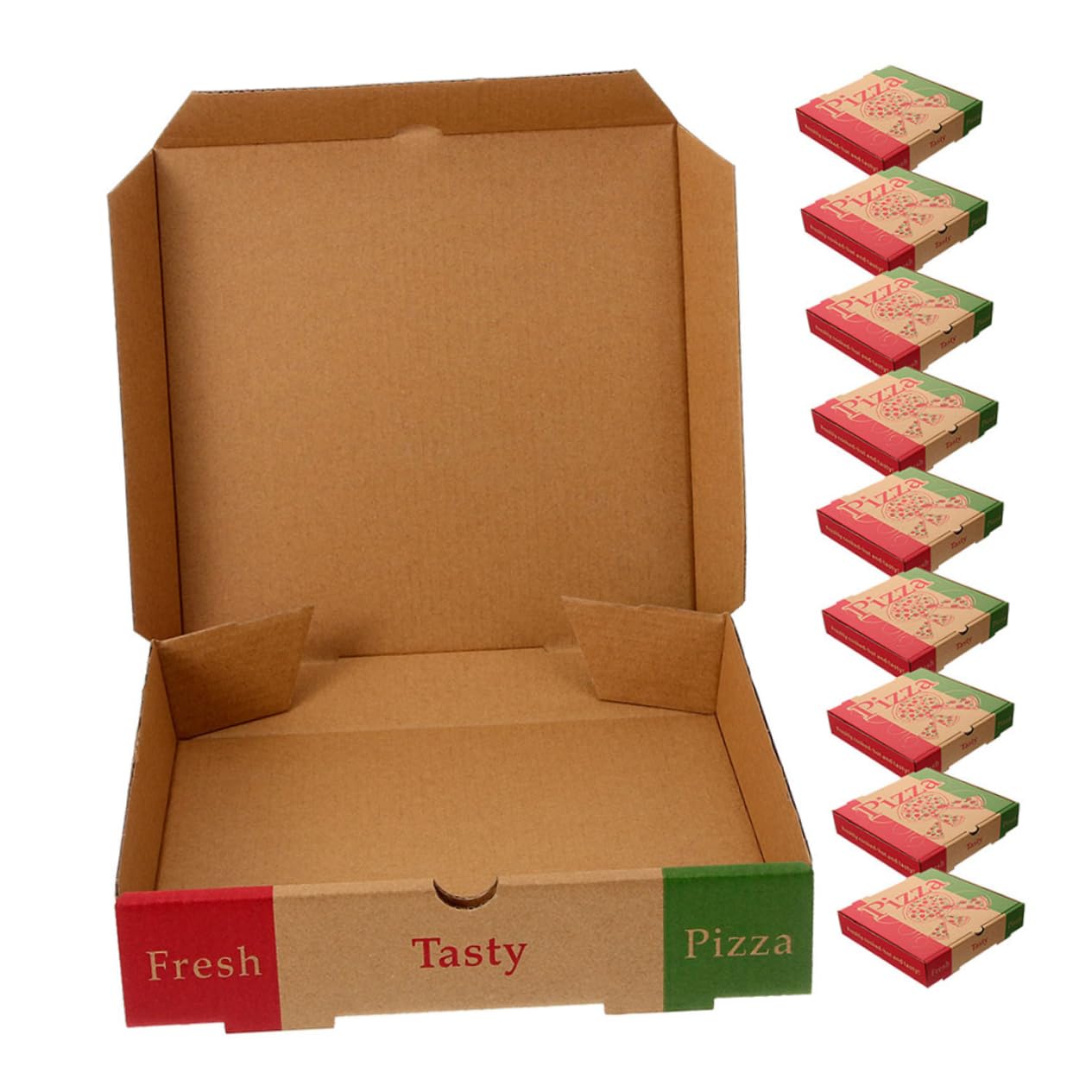 Hemobllo Cajas de Pizza de Cartón Corrugado Ideales para Almacenamiento y Envío de 7 Pulgadas 20 Papel Seguro para Alimentos para Fiestas y Takeout