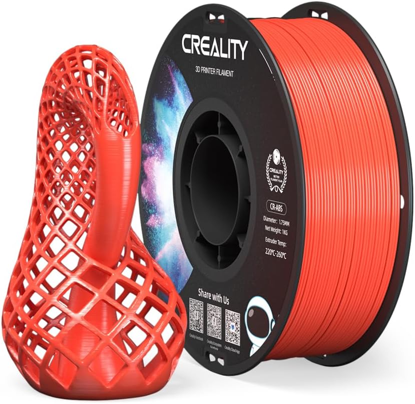 Creality ABS 3D Printing Filament 1.75mm, Excellent Resistance, Odorless NonToxic