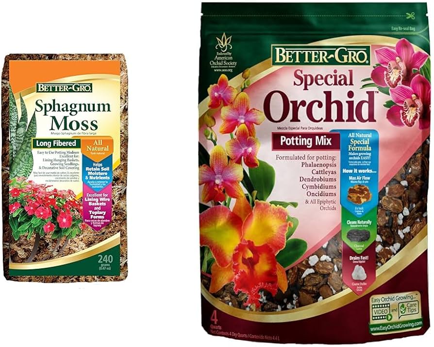 Amazon.com : Better-GRO Sphagnum Moss - 100% Natural, Long-Fiber