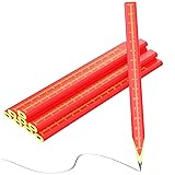 KR. LIF 8 PCS Carpenter Pencils Construction Pencil, Carpenter Marking Pencil for Woodworking Concrete Scriber Marking Tool