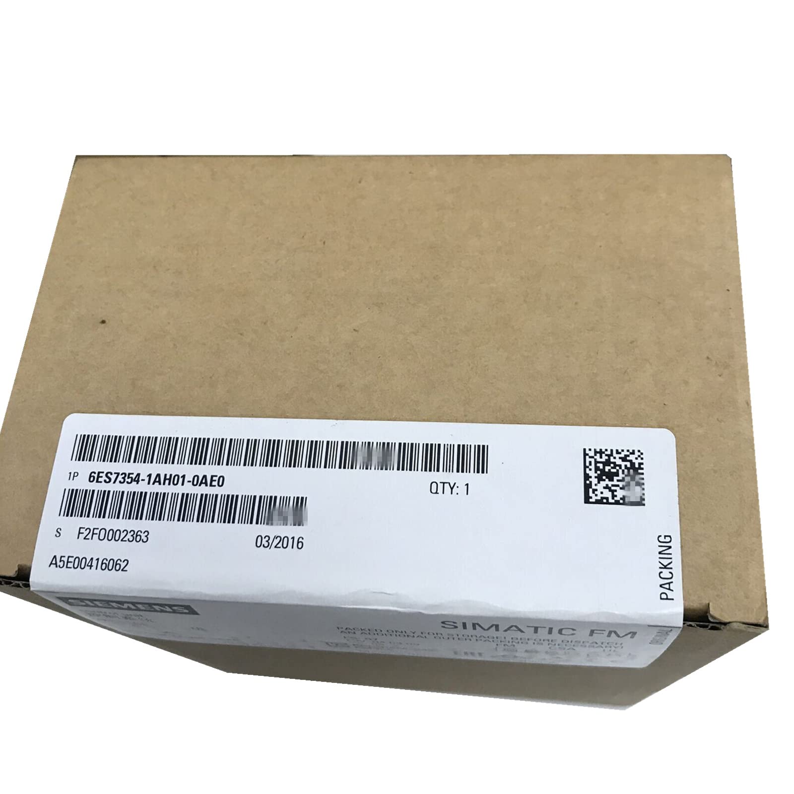 6ES7354-1AH01-0AE0 Simatic FM PLC Module, 6ES7354-1AH01-0AE0 Positioning Module, High-Performance Motion Control Solution - Compact Design, Industrial Reliability, Ideal for Automation Systems