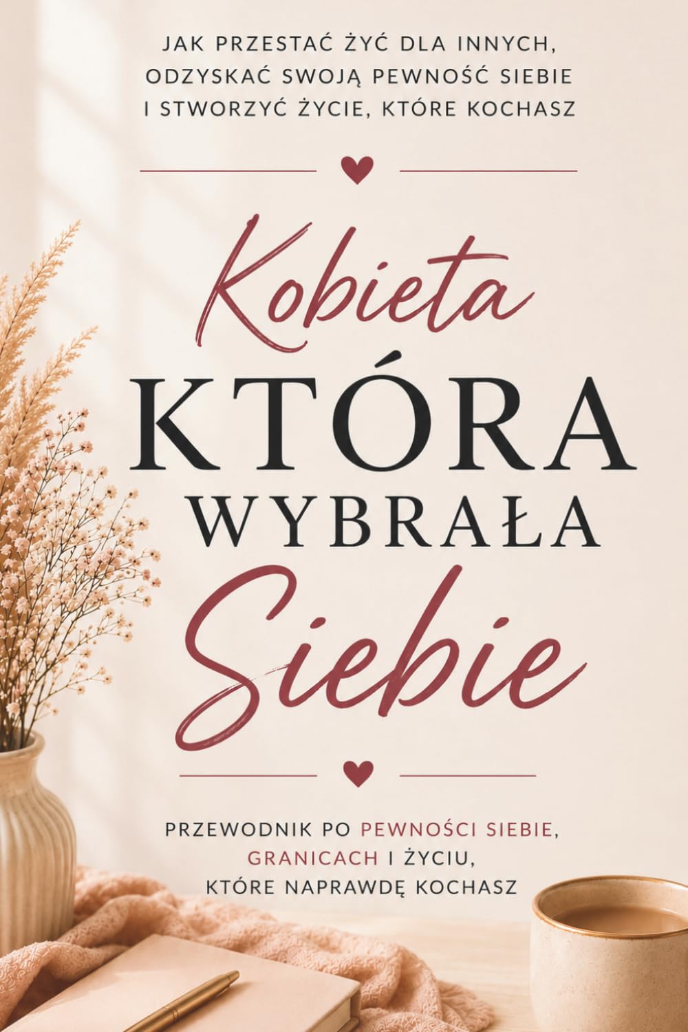 Kobieta, która wybrała siebie: Przewodnik po miłości do siebie, budowaniu pewności siebie i stawianiu zdrowych granic z ćwiczeniami, afirmacjami i miejscem na refleksję
