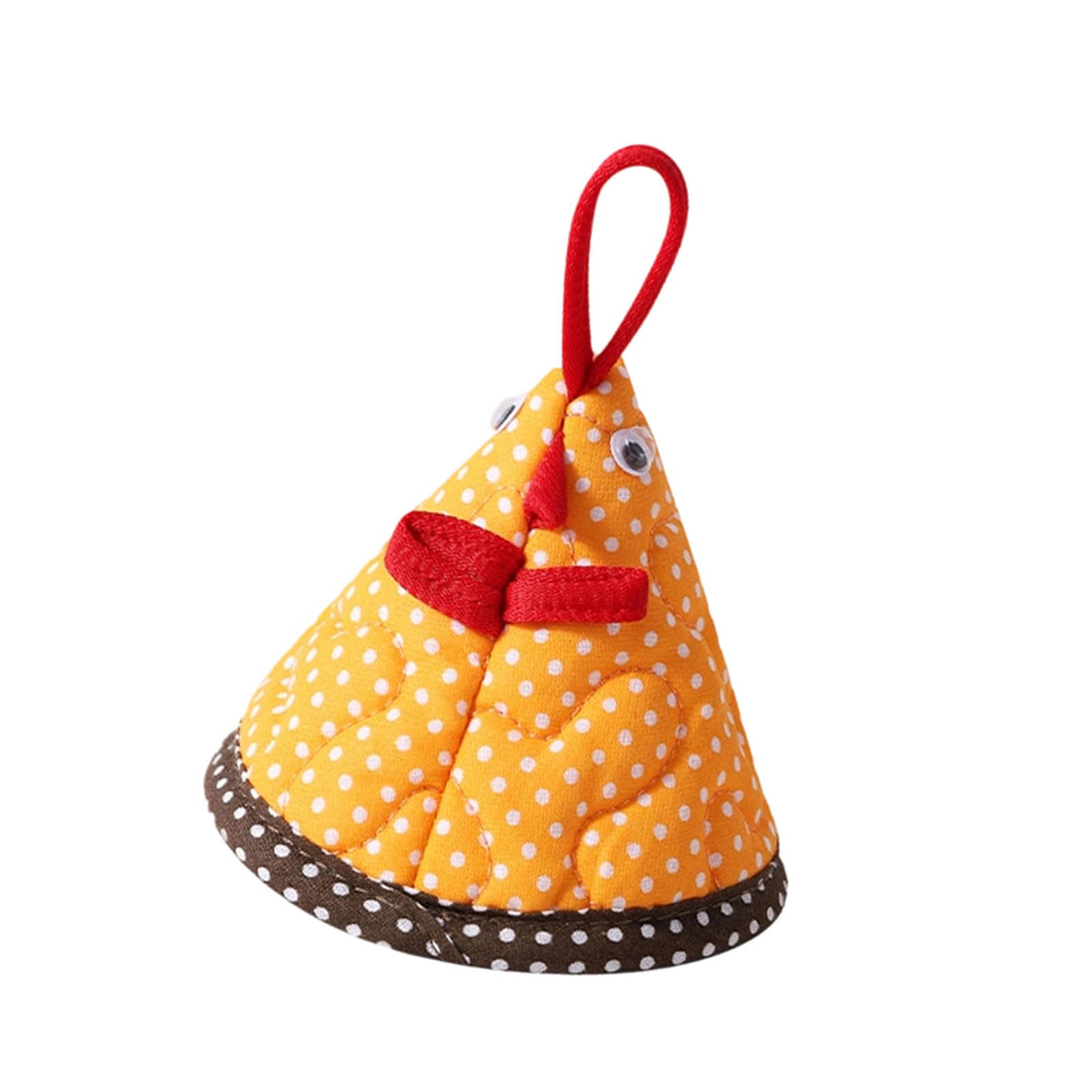 ZEPFJHE Nonslip Chicken Shaped Triangle Pots Handle Cap Heatproof Cooking Accessory Insulated Kitchen Tool Protector Colorful Cookware Defender
