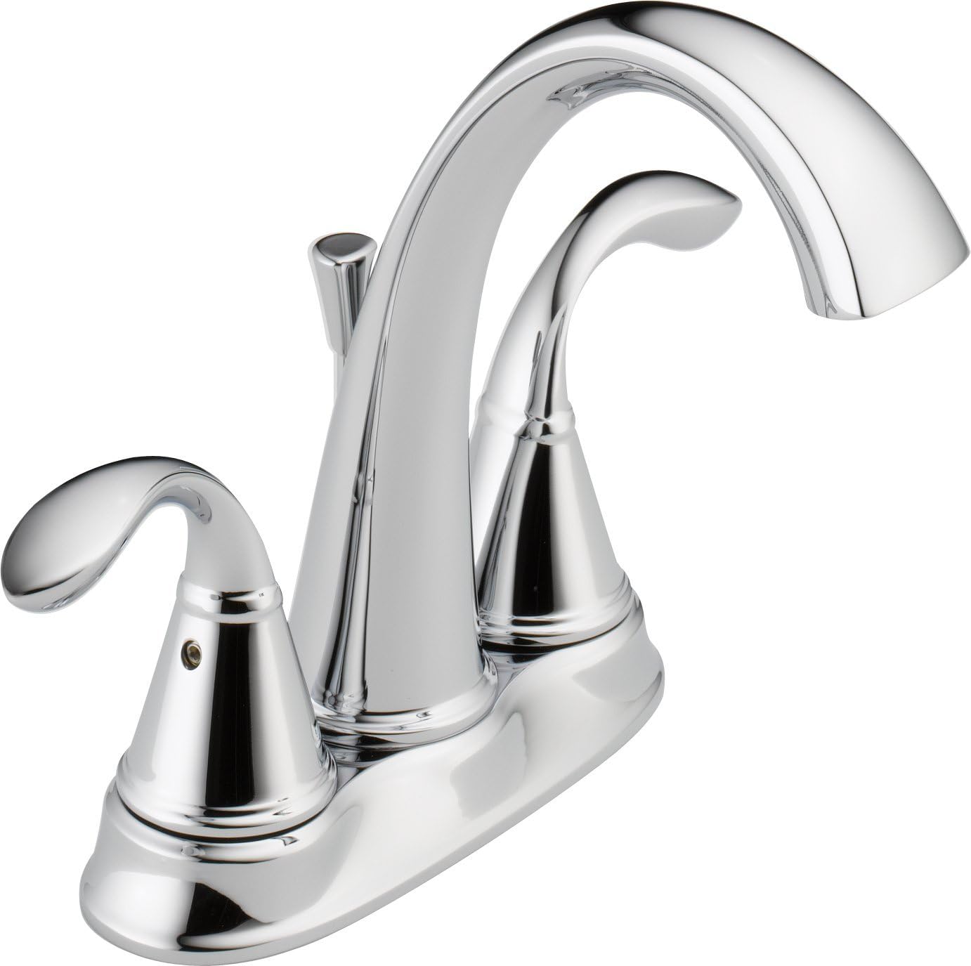 Delta Faucet 21987LF Two Handle Kitchen Faucet, Chrome - Touch On ...