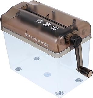 PLAFOPE Trituradora De Papel Trituradora De Papel Doméstica Mini Trituradora De Papel Trituradora De Papel Manual Trituradora Manual De Papel A4 Trituradora De Papel A4 Máquina De Corte