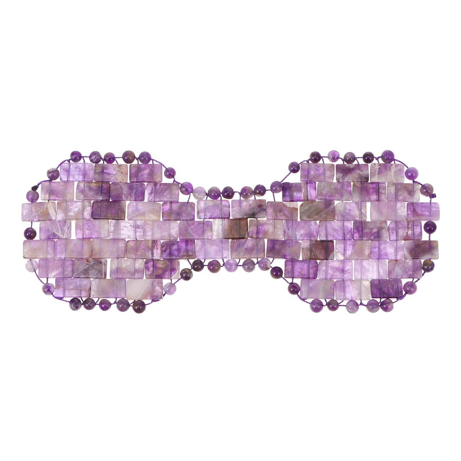 minkissy Amethyst Eye Mask Do Relaksu Oczu z Kamieniami Maskotka Sen z Efektem Chłodzenia i Ciepła Idealna Do Spa i Pielęgnacji Skóry