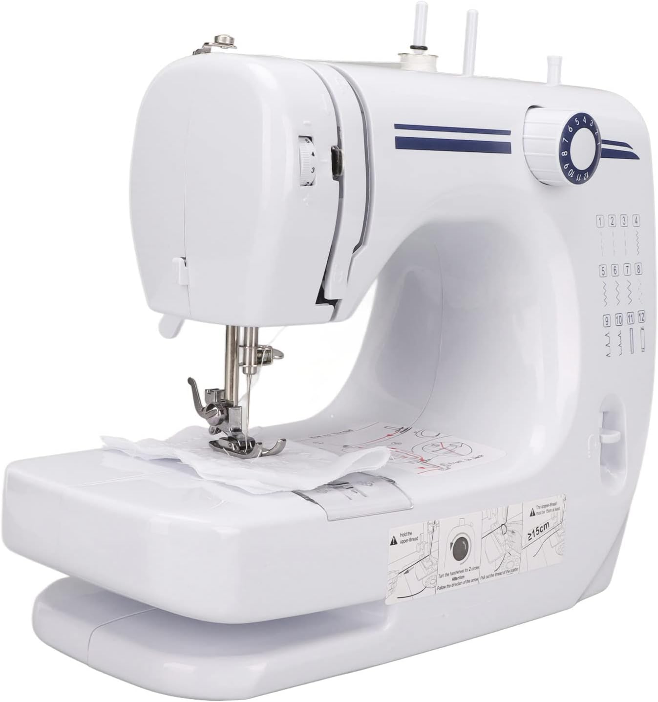 Portable Sewing Machine, Built in Light 12 Stitches Mini Electric