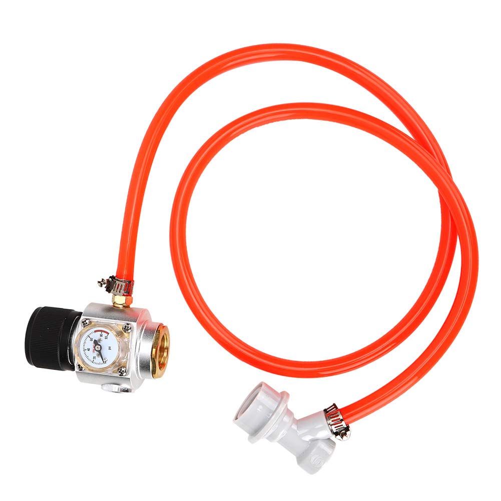 Mini Régulateur de Gaz CO2 de qualité Supérieure avec Verrouillage à Bille, Parfait pour le Brassage à Domicile et la Distribution de Fûts, 1 Pièce