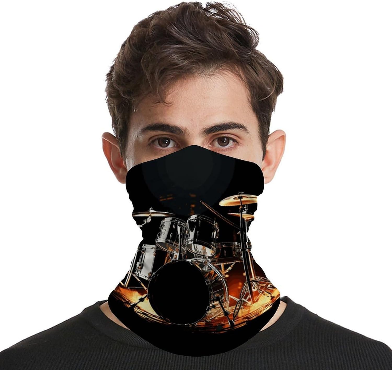 Sun UV Protection Neck Gaiter Upf 50+ Balaclava Ski Drummer Face Mask Summer Face Cover Scarf Breathable Bandana for Fishing Hunting Kayaking Hiking Cycling Outdoor Activities