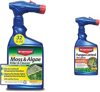 BioAdvanced 2-in-1 Moss and Algae Killer and Cleaner, Ready-to-Spray, 32 oz with BioAdvanced Fungus