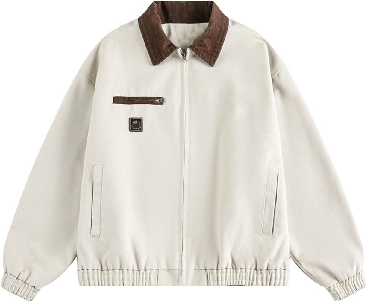 Men's Casual Jacket Lapel Retro Loose Commute Daily Long Sleeved Coats