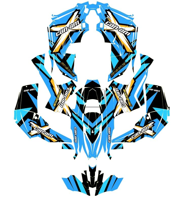 Amazon.com - KrazyGraphics ATV Graphics Wrap Kit Compatible with
