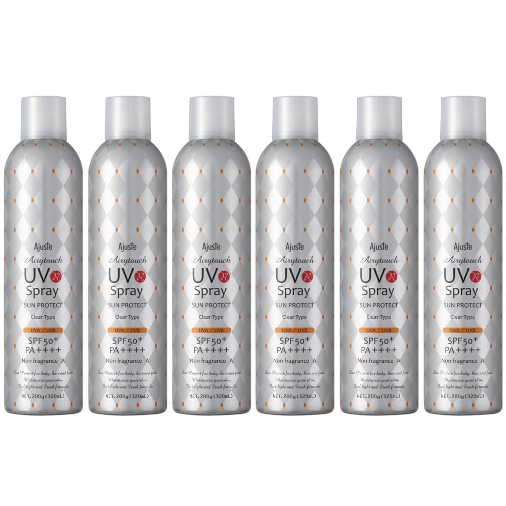 Amazon.co.jp: アジャステ エアリータッチ UVスプレー NF 無香料 200g
