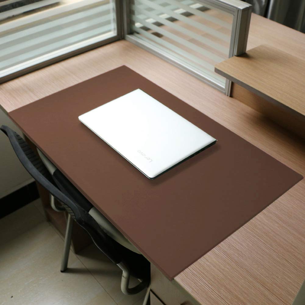 Leather Writing Pad-Desk Pad with Edge Protection-60x40cm Office Waterproof Writing Mat, Non-slip,Waterproof and Heat Resistance — image 1