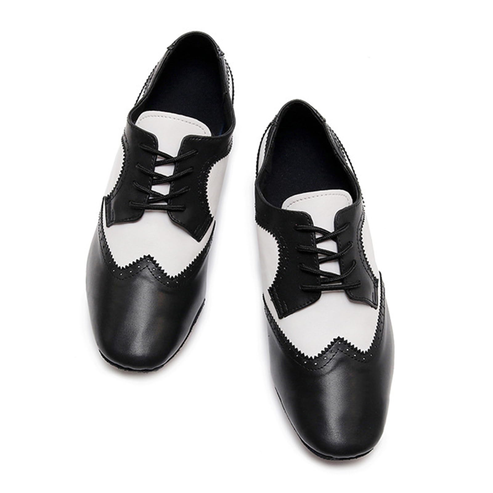Buty do tańca dla mężczyzn Skórzane podeszwy Niski obcas Oxford
