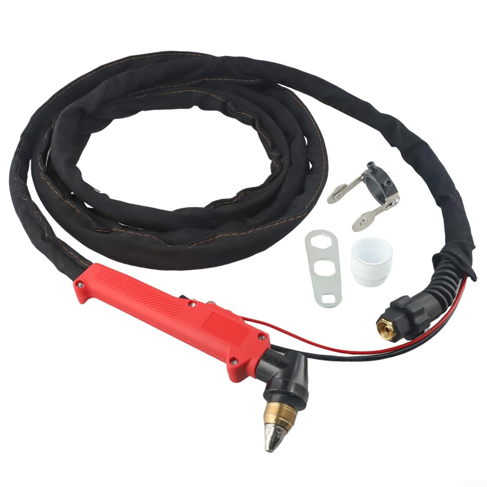 Juego de antorchas de corte de plasma P80 de grado profesional, 80 A 100 A, manguera de 4 m