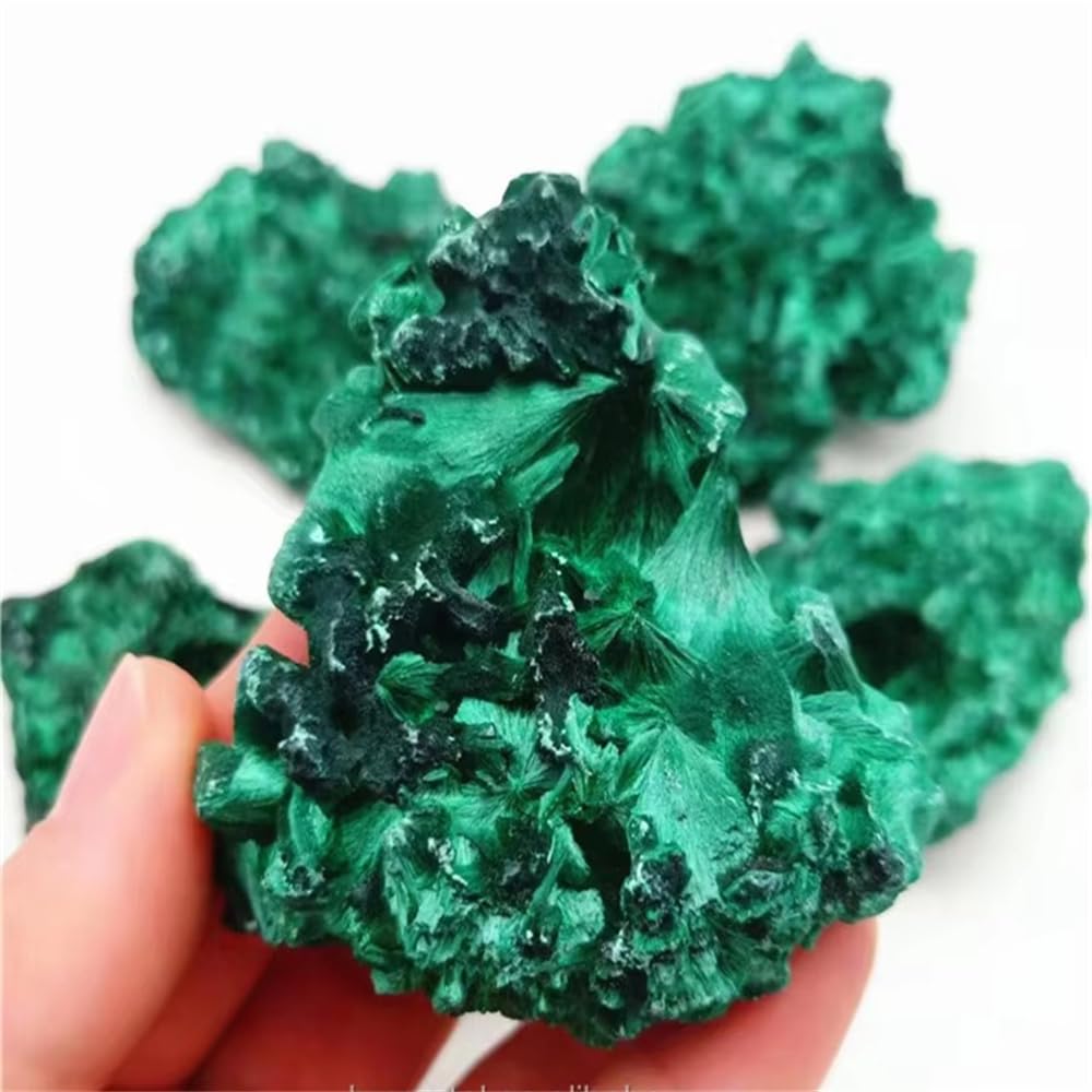 AARTERZZA 50-100g 1pc Raw Crystals Irregular Shape Stone Malachite for Decor