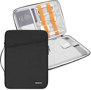 NIDOO 10インチタブレットスリーブバッグ、11" iPad Air M2 / 11" iPad Pro M4 M2 / 10.2" iPad 9 8 / 10.9" iPad 10 / Surface Go 3 / 10" Tab M10 Plus / 10" Galaxy / 11" Galaxy Tab S9 / 11" MatePad Pro、10〜11インチ保護バッグハンドバッグ