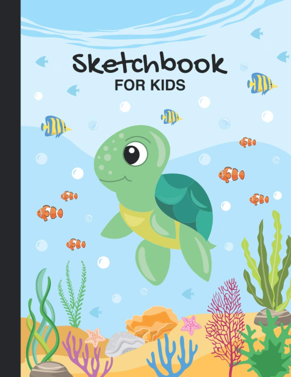 Sketchbook for Kids: Sea Turtle Sketch Book - Blank Pages for Sketching, Drawing, Writing, Journaling and Doodling - Large 8.5 x 11 Drawing Pad for