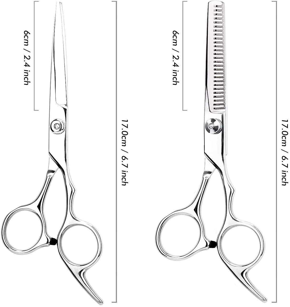 YNR 5.5 Professional Hairdressing Scissors Hair Cutting Thinning Barber Scissors Set