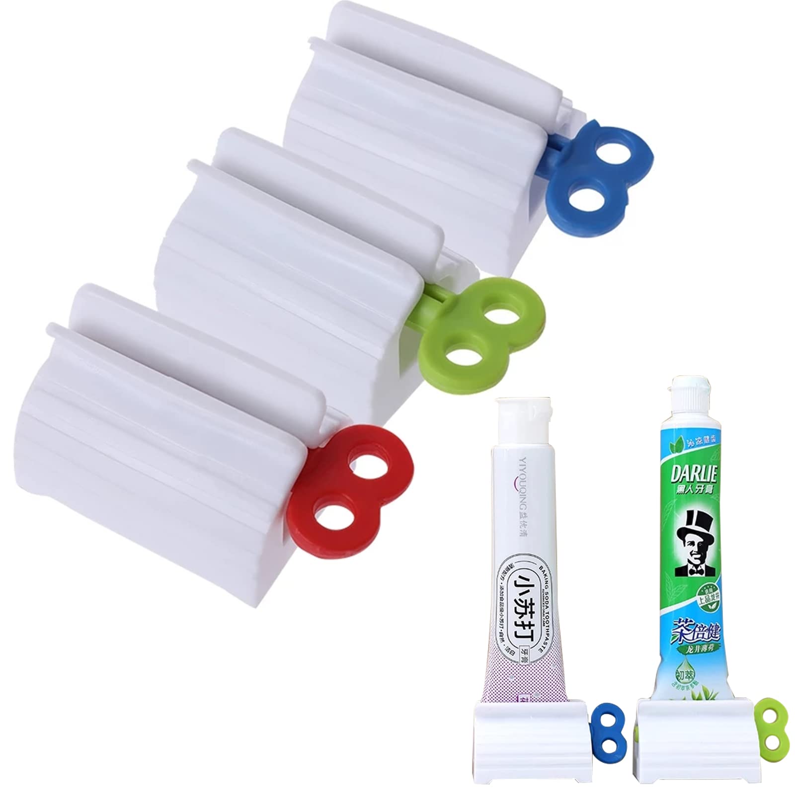 Spremitubetti Per Dentifricio E Creme - Set 3 Pezzi In Plastica ABS, Risparmio E Zero Sprechi - Foto 6
