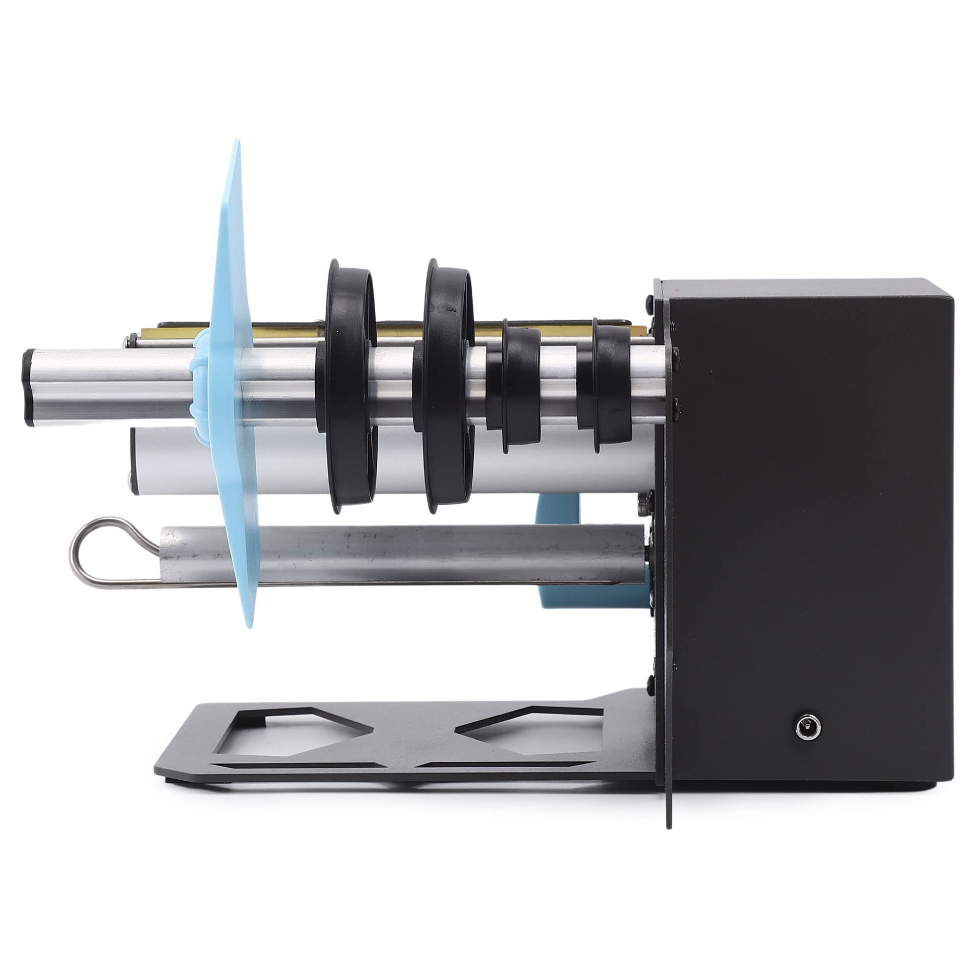 U.S. Solid Distributeur Automatique d'Étiquettes pour Rouleaux et Étiquettes en Accordéon - Étiquettes Translucides et Opaques - Tailles de Mandrin 1"/1,5"/3" - Vitesse Réglable (Largeur 180 mm)