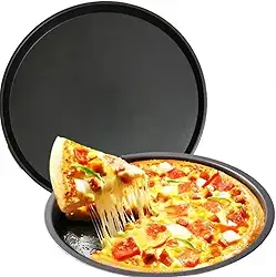 Forma Para Pizza Assadeira Carbono Antiaderente 36cm