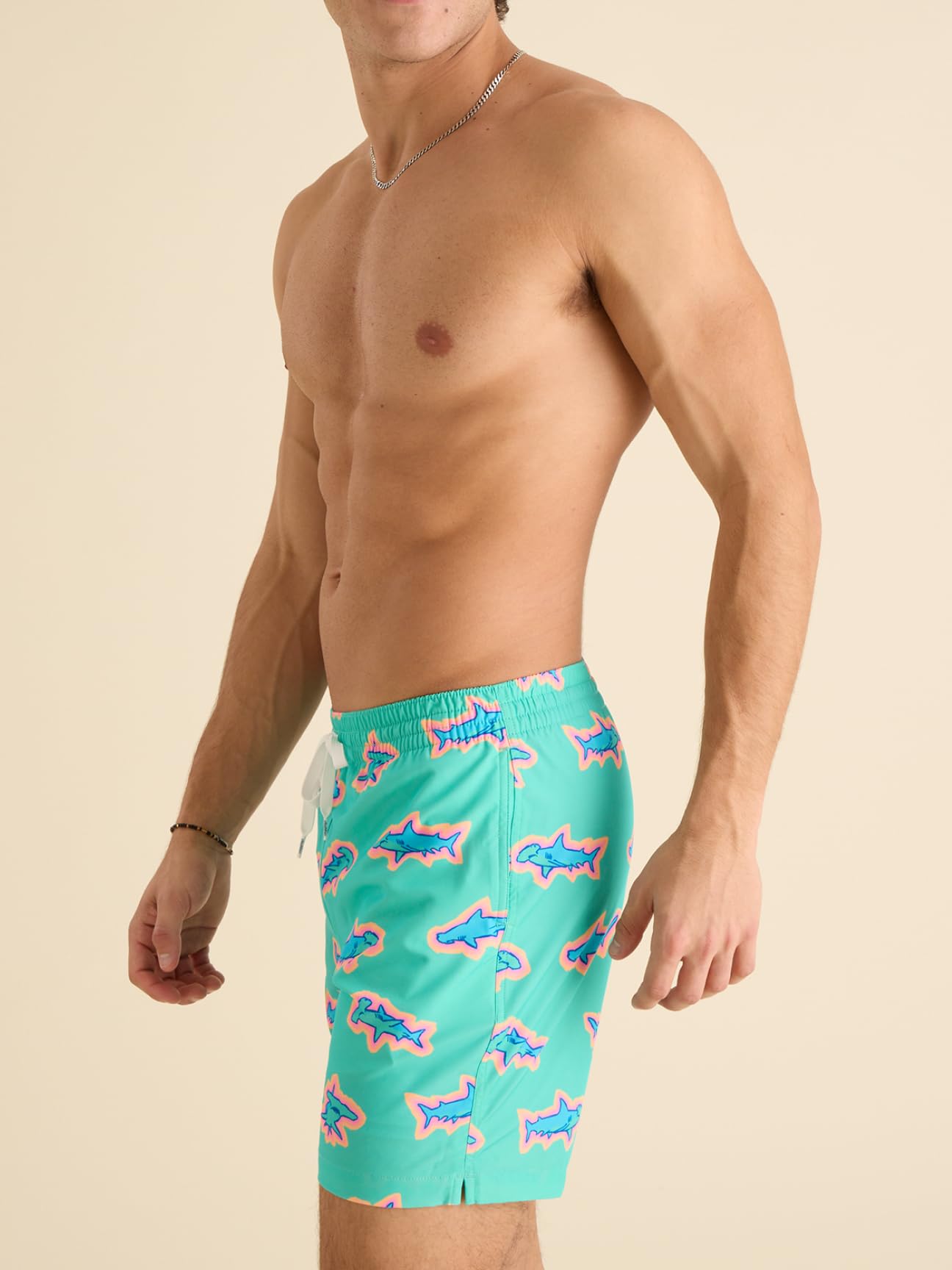 Chubbies Gefütterte Herren-Badehose, 17,8 cm, Badeshorts und Herren-Shorts mit elastischem Bund, Stretch, Boxershort-Futter, LSF 50+